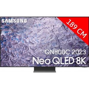 Téléviseur LED SAMSUNG TV Neo QLED 8K 189 cm TQ75QN800CTXXC
