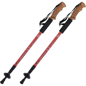 BÂTON DE MARCHE MidGard Lot de 2 batons de marche nordique télesco