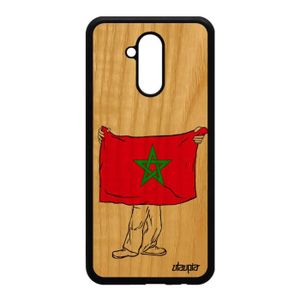 COQUE - BUMPER Coque silicone drapeau maroc marocain Mate 20 lite