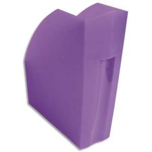 Lot De 2 Porte-Revue Acrimet Violet - Organisateur Bureau Durable En Plastique