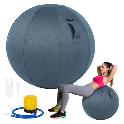 6 Bouchons D'Air Yoga - Kit De Remplacement Pour Ballon De Gym, Avec 2 Extracteurs Et 2 Tailles (50 & 34 Mm)