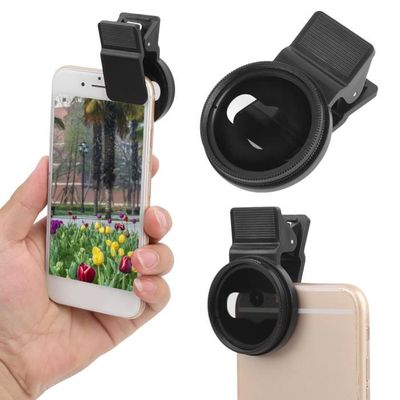 Filtre Polarisant (CPL) Pour Téléphone - 52 Mm - Compatible IPhone 11 à 16 - Réduit Reflets, Améliore Couleurs - Avec Clip - 9