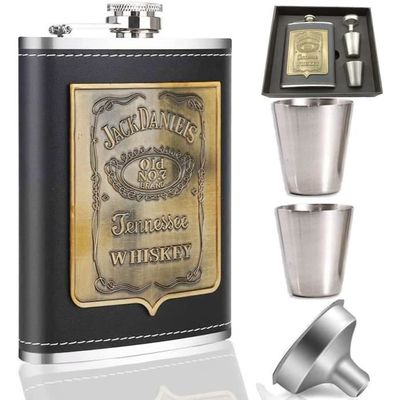 5oz Flasque Alcool Flacon De Liqueur En Acier Inoxydable Bouchon à Vis Pour Maison Voyage - D