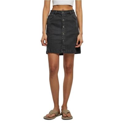 Jupe Midi Noire Marks & Spencer Taille 12 – Ligne A, Tweed à Chevrons, Doublée