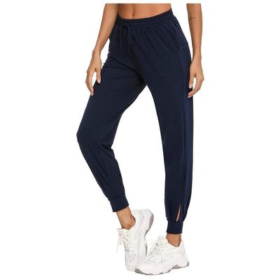Pantalon Jogging 3/4 Femme En Coton - Taille Haute élastique, Léger, Pour Yoga, Fitness, Loisirs été - 8