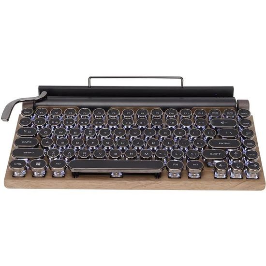 Machine à écrire kawaii coloré vintage cercle Beige Phenovo - Cdiscount  Informatique