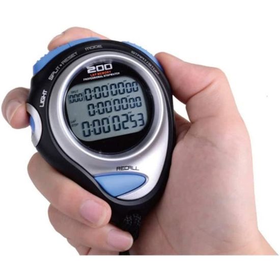 CREADY® Chronomètre Sport avec Sifflet | Timer Numérique pour Football, Natation ou Athlétisme