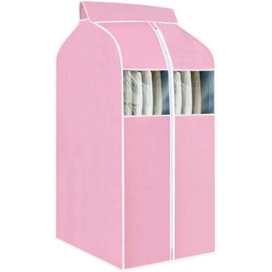 Newaner Housse De Penderie Anti-Mite 110cm - Translucide Avec Zip - Protection Poussière/Humidité