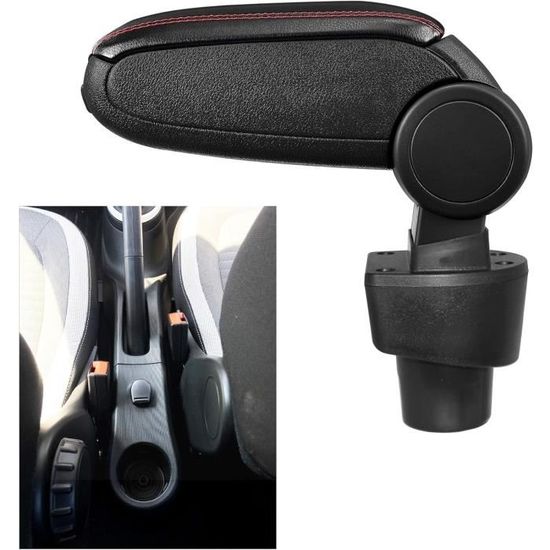 Accoudoir Central Et Boîte De Rangement Pour Clio 3, Clio 4, Captur - Console En Cuir PU Avec Rangement