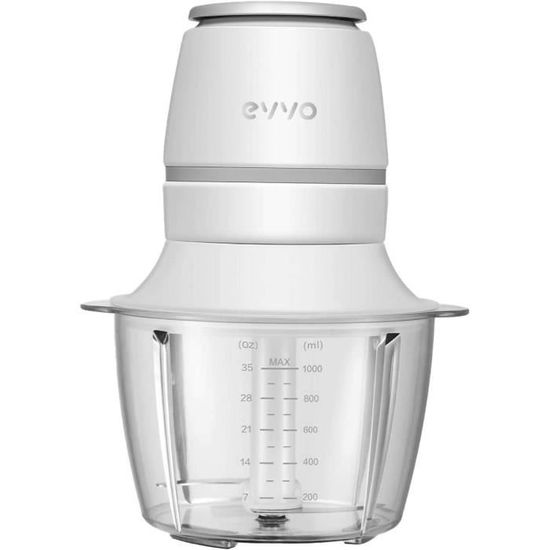 Hachoir Électrique Moulinex Moulinette - 400 Ml, 300 W, 4 Lames - Emince, Hache Et Mixe En 1 Pression