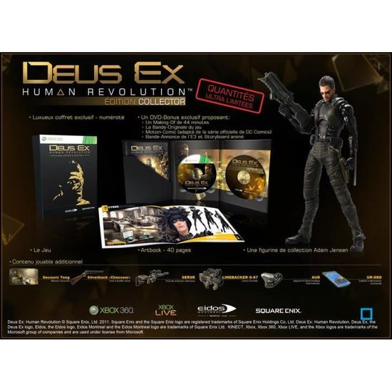 Jeux Vidéo Deus Ex Human Revolution Xbox 360 d'occasion