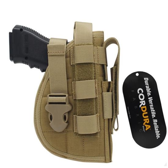 Condor Armée Bouche Pistolet Holster Airsoft MOLLE Titulaire Pouch Coyote Brown