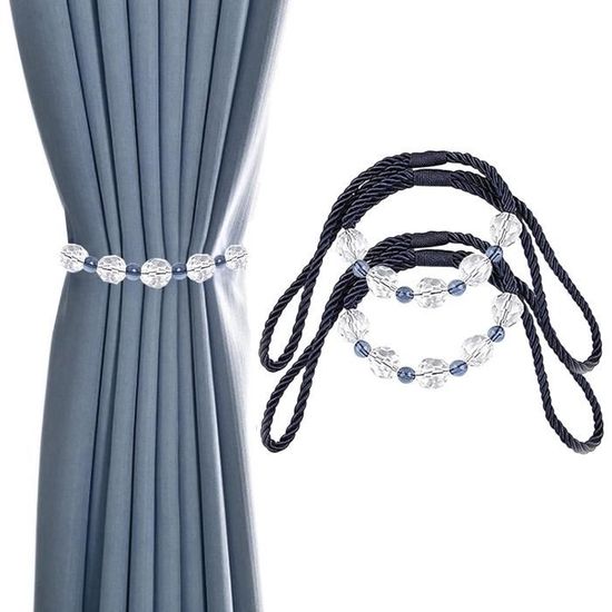 Embrasse à Rideaux 25cm Anthracite/Gris - BOULET | Leroy Merlin