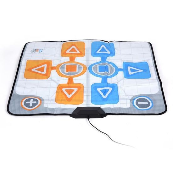 Tapis De Danse Sans Fil Helangel - Double Tapis Musical Antidérapant Avec 200+ Jeux Et 100+ Musiques Pour Enfants Et Adultes (166x93cm)