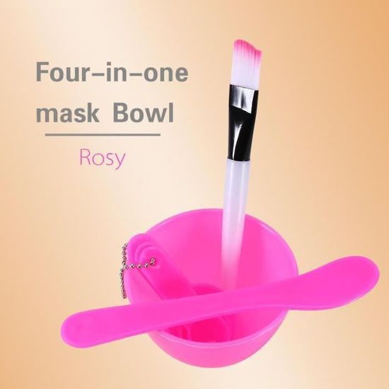 Lot De 3 Bols à Mélanger En Silicone - Pour Masques Maison, Cosmétiques DIY - Taille Moyenne