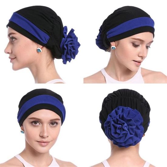 Hijab pour femmes musulmanes, casquette, couverture complète, fermeture