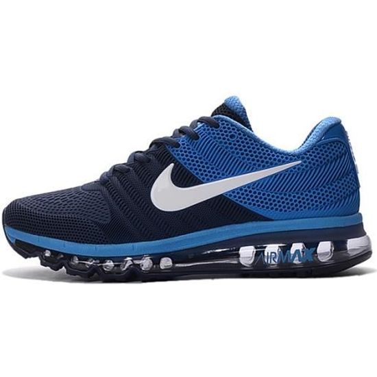 BASKETS AIRX MAX 2017S Authentique Sneakers Full Palm Black Blue