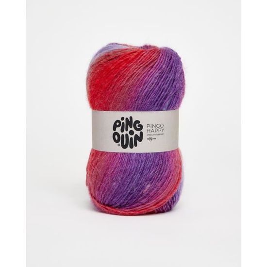 Laine à Tricoter Pingo First 6 - Lot De 6 Pelotes 100% Acrylique - Couleur Lin - Aiguilles N°6 - 7
