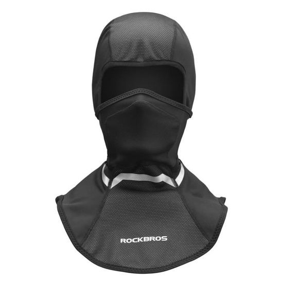 Cagoule Polaire ROCKBROS - Balaclava Chaud Coupe-Vent Pour Moto Vélo Ski