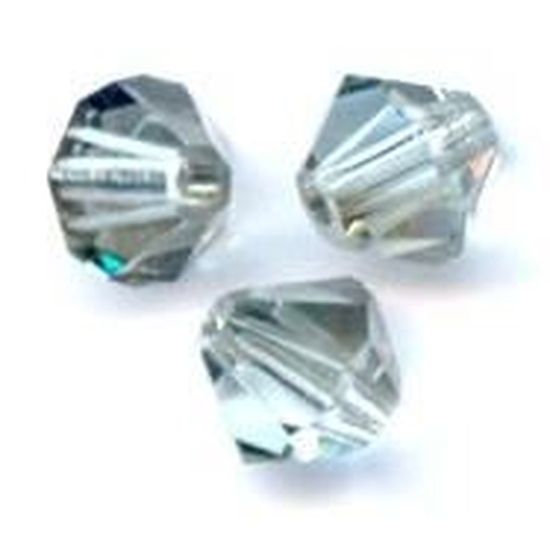 EMERALD SATIN 20 Perles Toupies 4mm cristal Swarovski