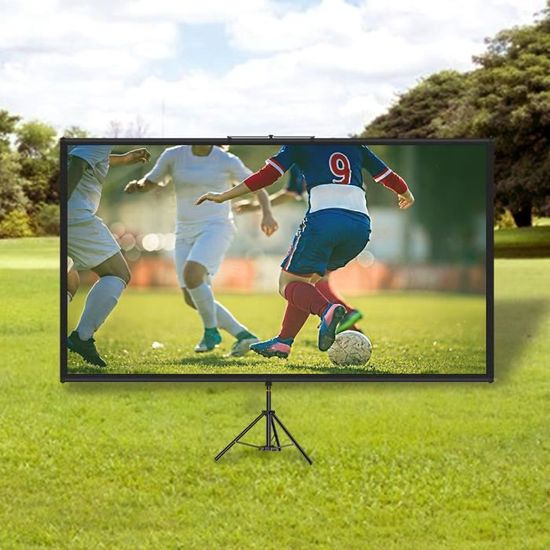 Écran De Projection Portable Aomdom 80 Pouces - 4K HD Avec Trépied - 16:9