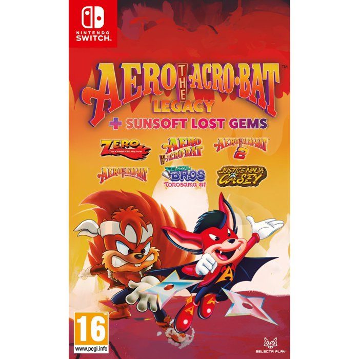 Aero The Acro Bat Legacy + Sunsoft Lost Gems Nintendo Switch - vue 8