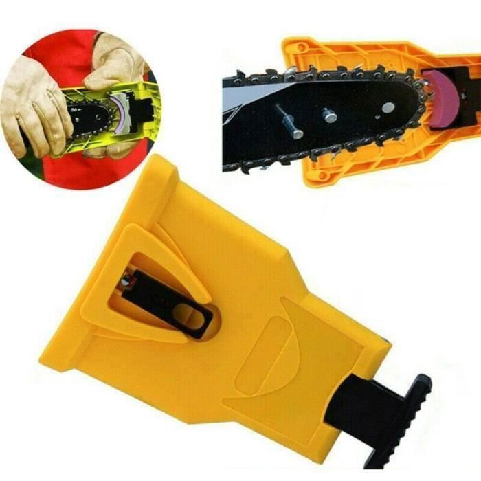 Affûteuse de dents pour tronçonneuse Outil de système d'affûtage de chaîne PowerSharp pour scie à chaîne