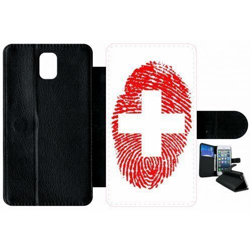 Etui samsung galaxy note 3 empreinte digitale drapeau suisse switzerland