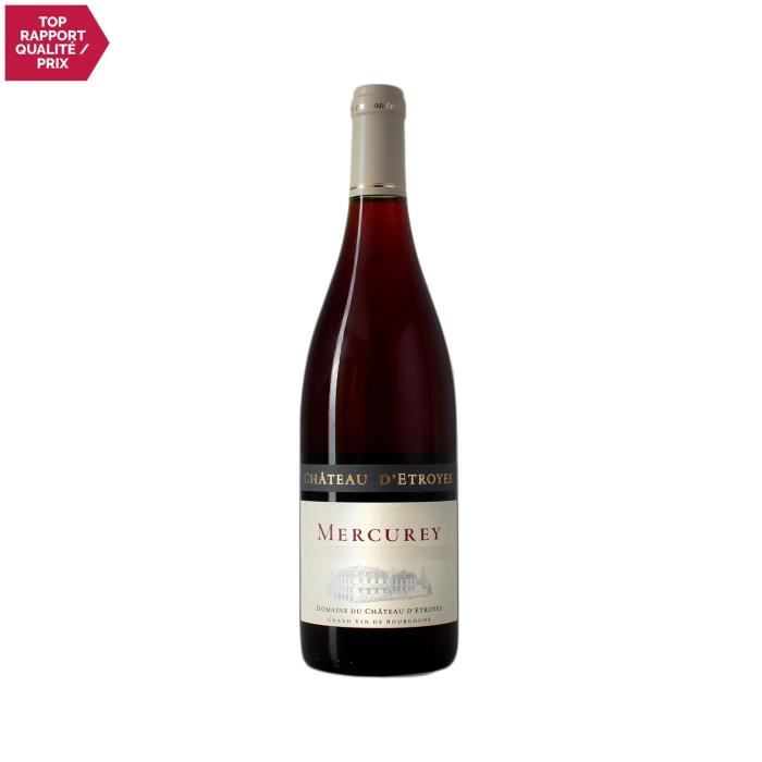 Mercurey Rouge 2018 - 75cl - Château d'Etroyes - Vin AOC Rouge de Bourgogne - Cépage Pinot Noir