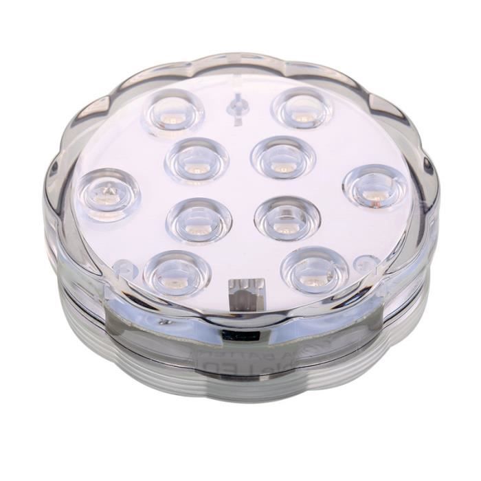 4 pièces lumières de plongée LED à piles étanche décoration de la maison lampe sous-marine lumière colorée pour OUTDOOR SPOT