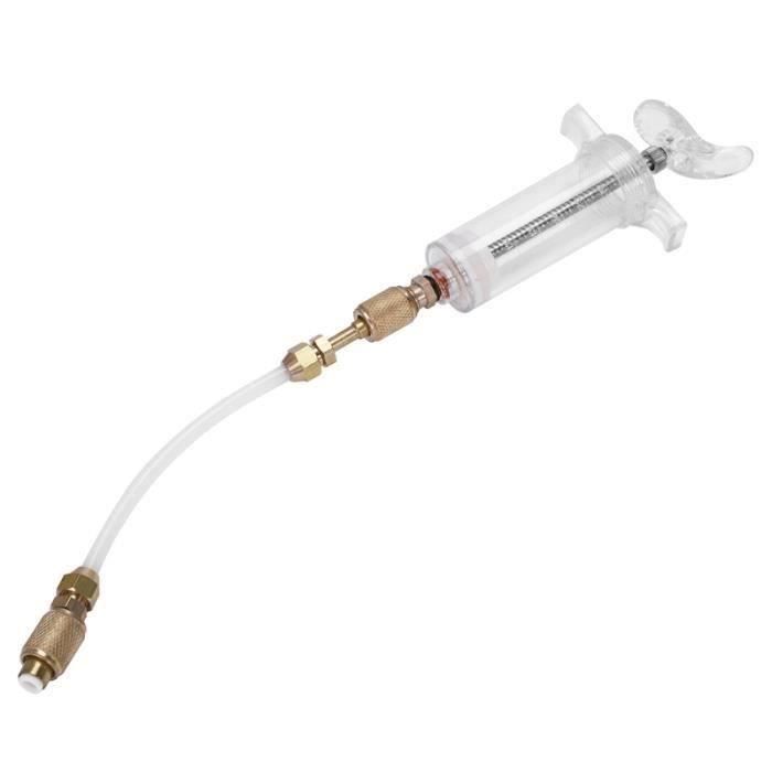30 Ml, 1-4 Pouce SAe R134a avec Coupleur Rapide de CôTé Rapide a - C Adaptateur D'Injecteur D'Huile Manuel Graisseur Climatisation