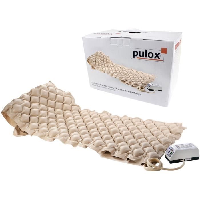 Aide à l'autonomie et à la mobilité PULOX anti-escarres Matelas-à changement de pression Système Surmatelas avec pompe a 55426