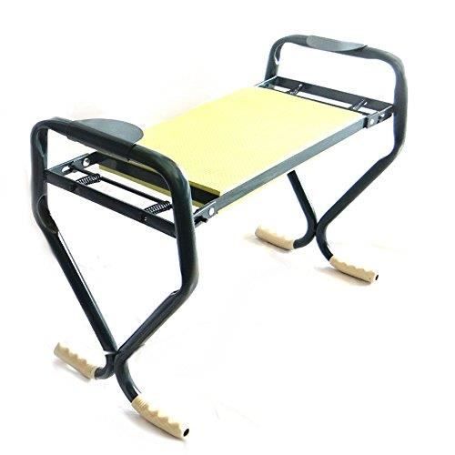 ETL - Banc Siège Agenouilloir de Jardin - Pliable - Avec renfort de stabilité + Poignées