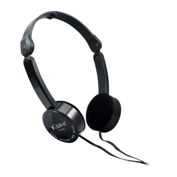 Casque Audio Filaire Intra-Auriculaire Pliable Confortable Pour Enfants Yun17