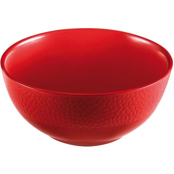 Stone rouge bol dejeuner 60cl