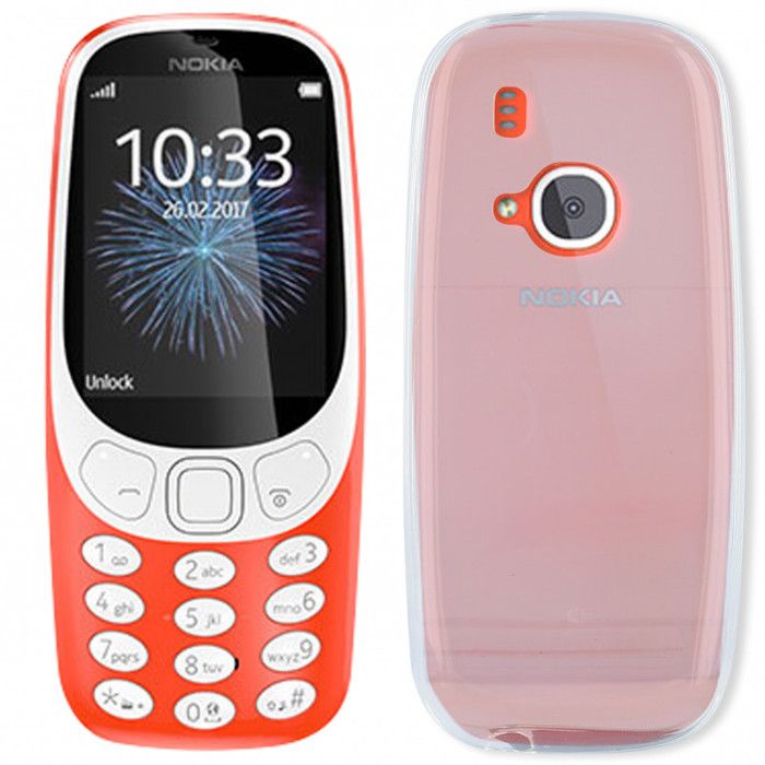 Coque silicone Nokia 3310 - Transparent