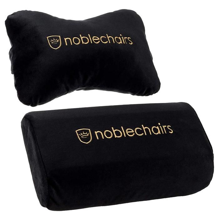 noblechairs Ensemble de Coussins pour chaises de Jeu Epic-Icon-Hero - Noir-Or