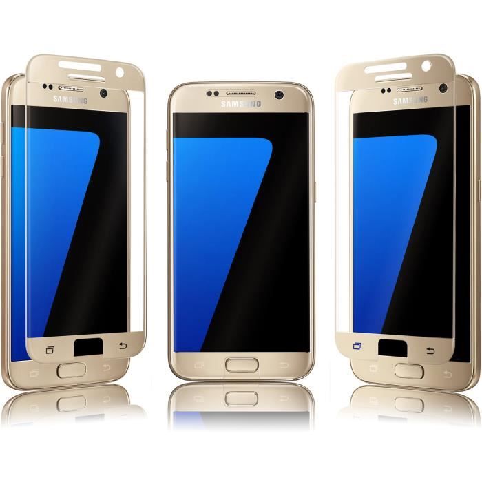 QDOS Protection écran pour Galaxy S7 - Doré