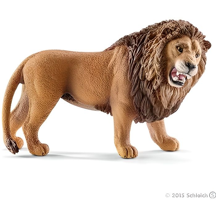 Schleich Figurine 14726 - Animal de la savane - Lion rugissant
