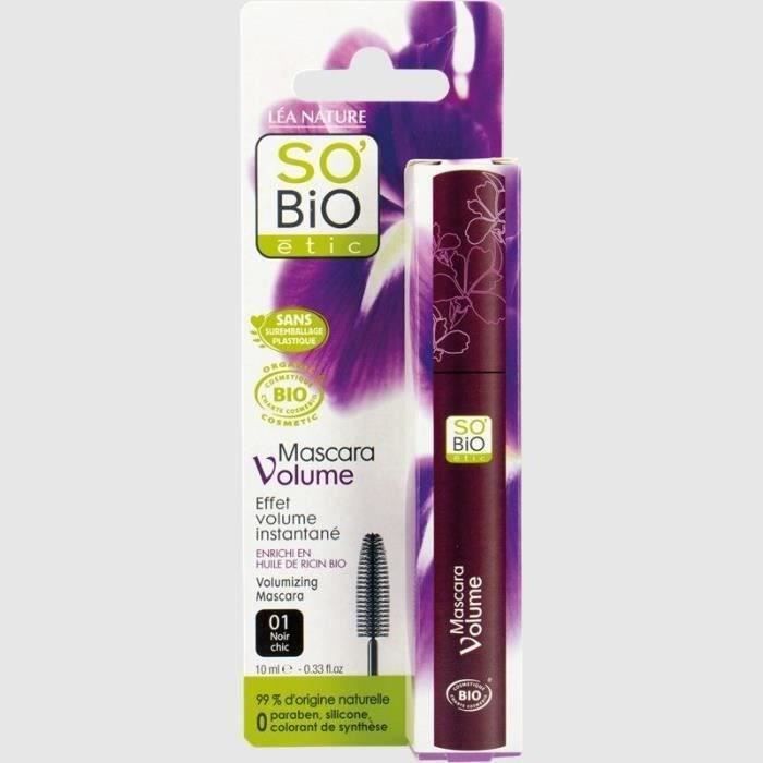 SO'BiO ETIC Mascara volume - Noir chic - 10 ml