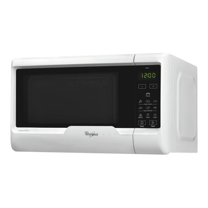 Whirlpool MWD 121 WH - Four micro-ondes monofonction - pose libre - 20 litres - 700 Watt - blanc
