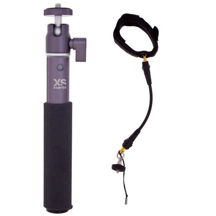 XSORIES Perche Selfie avec CordCam Xs Combo - Gris foncé