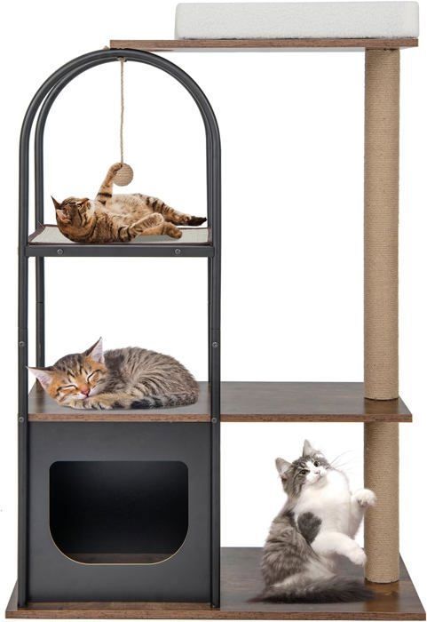 Meilleurs prix pour GOPLUS Arbre à Chat 118CM, Noir