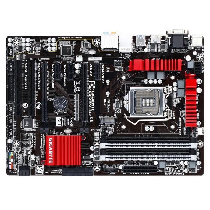 Carte mère GIGABYTE Z97X-SLI Intel Z97 Socket LGA1150 4xDDR3 SDRAM 32GB ATX - Gigabyte