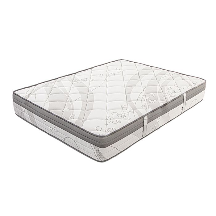 Matelas à ressorts ensachés ERLY Queen Size 160x200 cm en mousse haute densité Soutien ferme Indépendance du Couchage Matelas à ressorts ensachés ERLY Queen Size 160x200 cm en mousse haute densité Soutien ferme Indépendance du Couchage