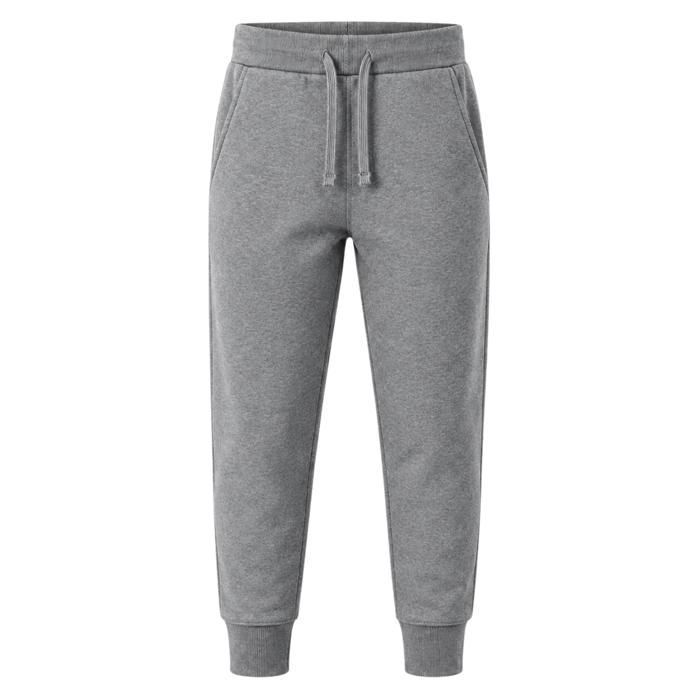 Pantalon jogging de sport enfant gris – Taille élastique et Poches – 3 à 14 ans - Gris