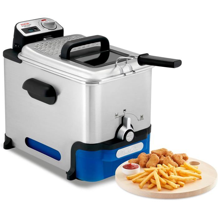 Friteuse semi-professionnelle - Oleo Clean LTS0830KQZG1B - 3 5L - 2300W - Filtration automatique