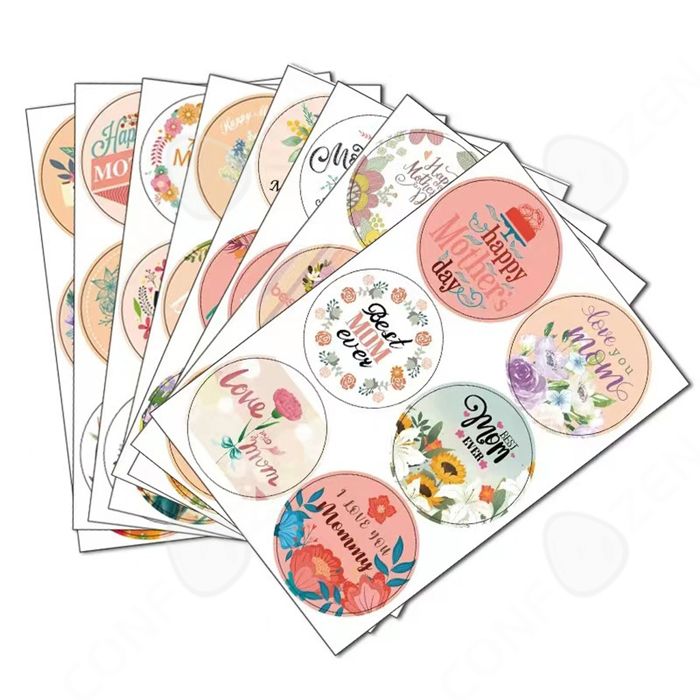 LNSYSNS Stickers Fleurs, Autocollant Fleur & Stickers Scrapbooking