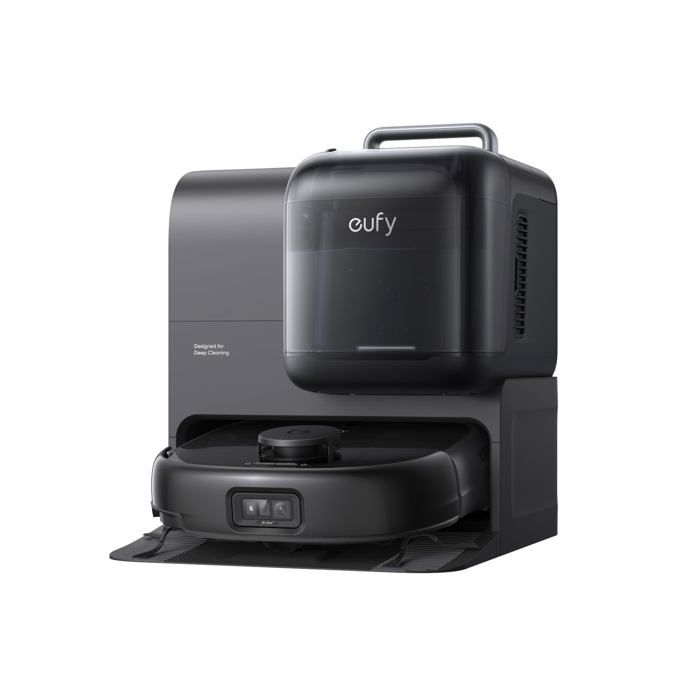 Robot aspirateur - eufy - Omni E28 - Aspiration Turbo 20 000 Pa - Système HydroJet - Brosses DuoSpiral - Eufy