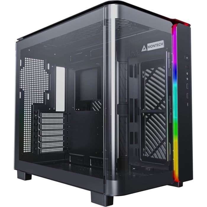 Boîtier PC Midi-Tower - Montech - King 95 - Verre trempé - ARGB - Noir